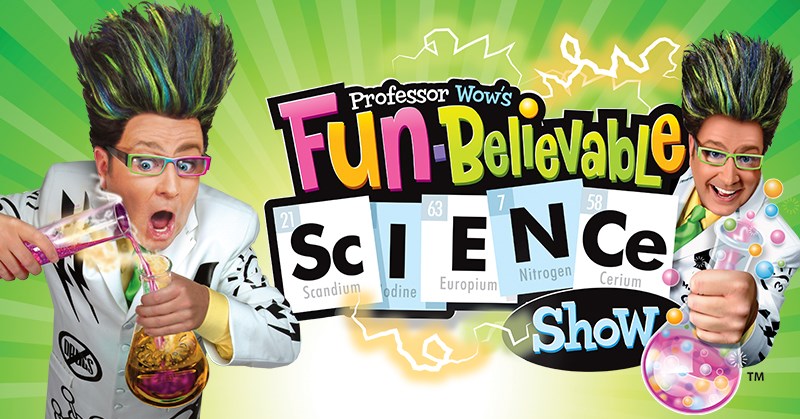 Professor Wow&#39;s Fun-Believable Science Show - School Time Performance