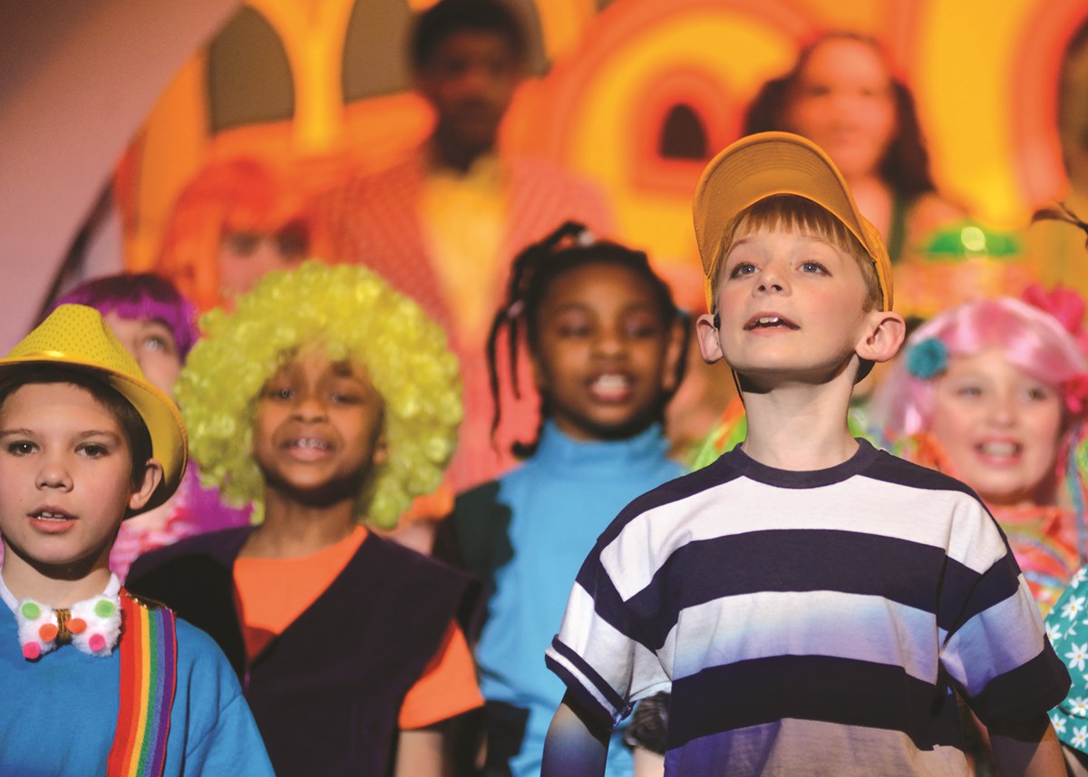 Kids Performing in Seussical the Musical