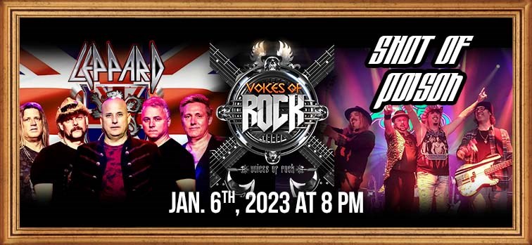 Def Leppard & Poison Tribute - By Voices of Rock:  Leppard & Shot of Poison 