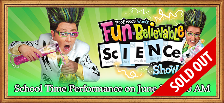 Professor Wow's Fun-Believable Science Show - School Time Performance